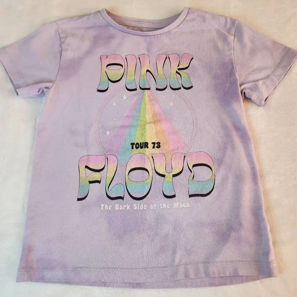 Wonder Nation Pink Floyd Lavendar Graphic Tshirt Size Small (6-6X)